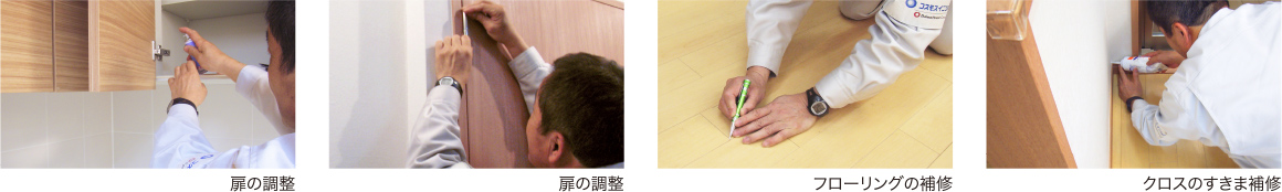 扉の調整